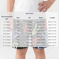 thumbnail image 4 of Boys' Casual Summer Shorts Elastic Waist Athletic Trunks Lightweight Quick Dry Activewear Print Bottoms for Running Beach Surfing Vacation and Everyday Play, 4 of 6