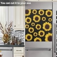 thumbnail image 3 of GZHJMY Vintage Sunflower Floral Black Large Dishwasher Magnet Magnetic Cover 20x26 in Refrigerator Sticker Washer Kitchen Home Decor, 3 of 5