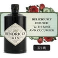 thumbnail image 2 of Hendrick's Gin, 375ml Glass Bottle, 43% ABV 86 Proof, 2 of 8