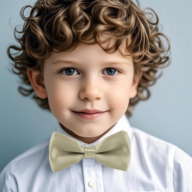 Children's Plaid Bow Tie for School Uniforms - Unisex Comfortable Breathable Fabric Student Accessory