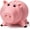 Pink1, variant on Creamily  Piggy Bank for Kids Cute Pink Pig Money Box Saving Coin Box with Color Package Money Bank Great Gift