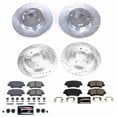 thumbnail image 3 of PowerStop Front and Rear Z23 Evolution Sport Carbon-Fiber Ceramic Brake Pad and Drilled & Slotted Rotor Kit Fits: Select Models K8346, 3 of 10