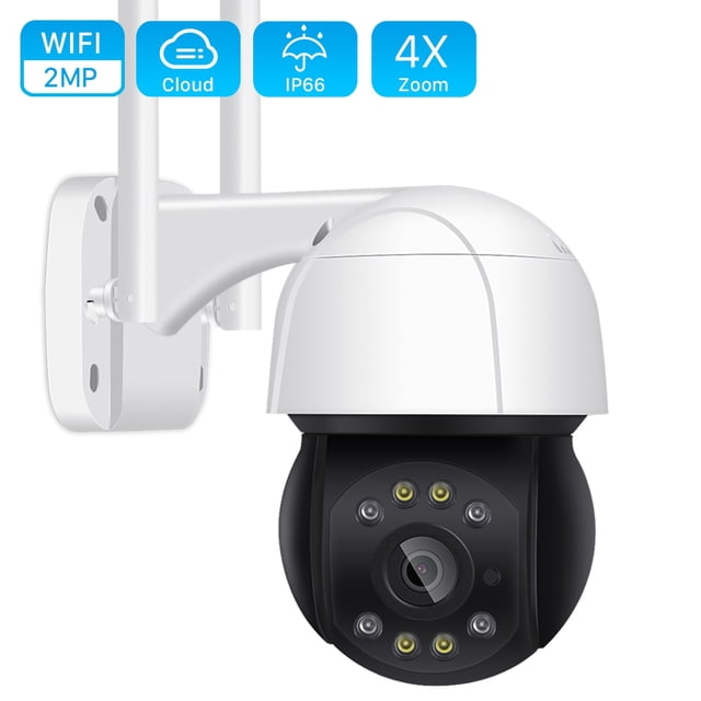 Cámara IP domo de velocidad PTZ inalámbrica H.265 de 3MP, WiFi, 1080P, IA, detección humana, Audio, videovigilancia de seguridad, para exteriores