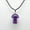 Amethyst, variant on 100pcs Natural Gem Stone Quartz Crystal Hand Carved Mushroom Pendant Necklace-Mixed color