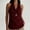 A1_Wine, variant on Halter Neck Draped Cowl Neck Open Back Tank Top Sleeveless Going Out Outfit Summer Trendy Soft Stretch Business Casual Camisole Loose Fit Backless Elegant Casual Vest Basic Cami Shirts Black L