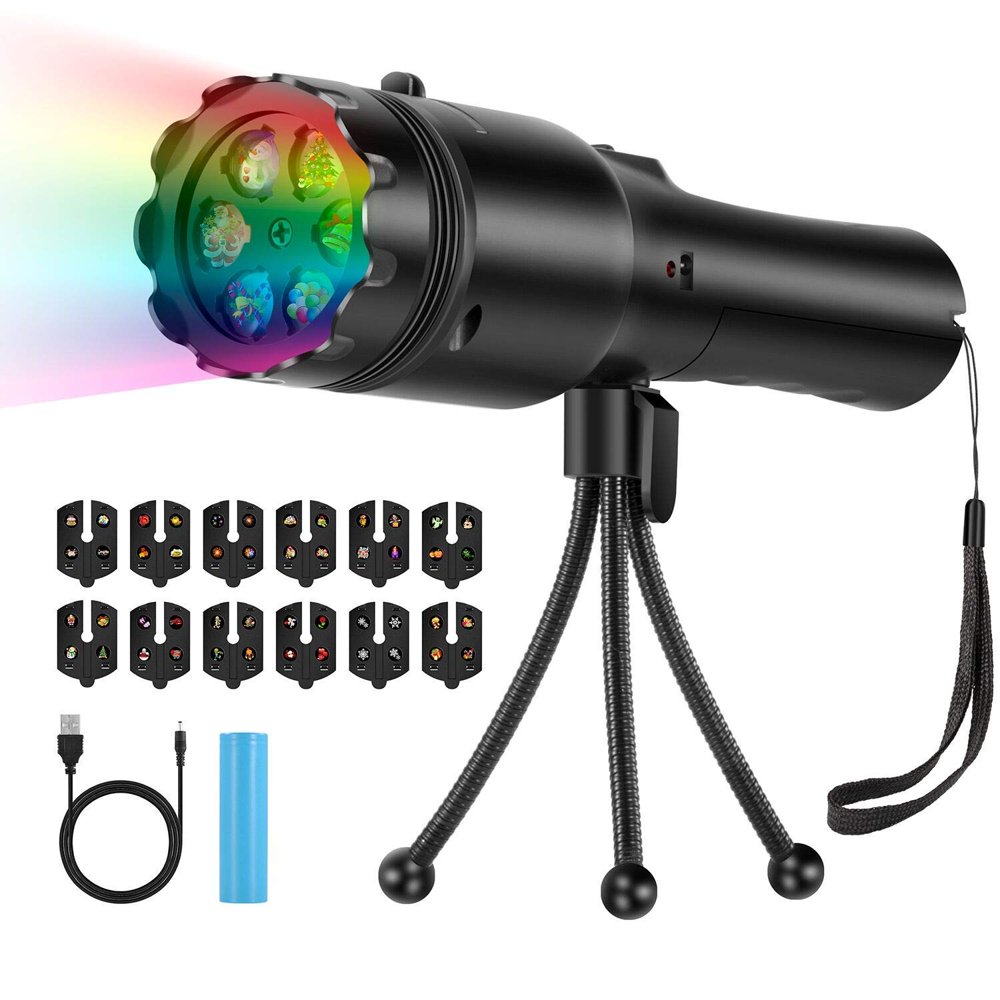 LED Projector light, Portable Decorative Home Party Light with Tripod