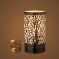 thumbnail image 2 of 7" touch lamp-Fragrance Wax Melts Warmer -Electric Candle Essential Oil Burner-Metal Forest Table Decor by Peterson Housewares  Artwares, 2 of 11