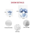 thumbnail image 7 of Light Blue Tulip Kitchen Dish Towels for Drying Dishes Set of 2, Farmhouse Abstract Elegant Flowers Waffle Weave Microfiber Hand Tea Bathroom Towels Quick Dry & Absorbent Towel 15.7x23.6, 7 of 7