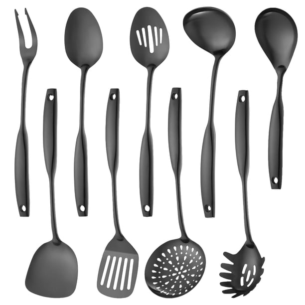 Juego de Utensilios de Cocina Lazycorner de 9 Piezas en Acero Inoxidable