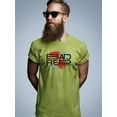 thumbnail image 2 of Bad Reputation Slogan T-Shirt Men -Image by Shutterstock, Male x-Large, 2 of 4