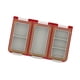 thumbnail image 4 of Caja transparente para anzuelos y cebos con divisores desmontables. Caja para señuelos de pesca. Rojo, 4 of 8