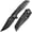 Black Rose, variant on Kansept Deadite Folding Pocket Knife 3.52''CPM S35VN Blade,Titanium and Carbon Fiber Handle,K1081A6