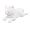 thumbnail image 2 of Gato de peluche, juguete de peluche de dibujos animados, lindo, coleccionable, cómodo, decorativo para coche. Blanco, 2 of 9