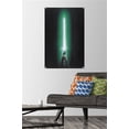 thumbnail image 2 of Star Wars: Original Trilogy - Green Lightsaber Wall Poster with Pushpins, 22.375" x 34", 2 of 3
