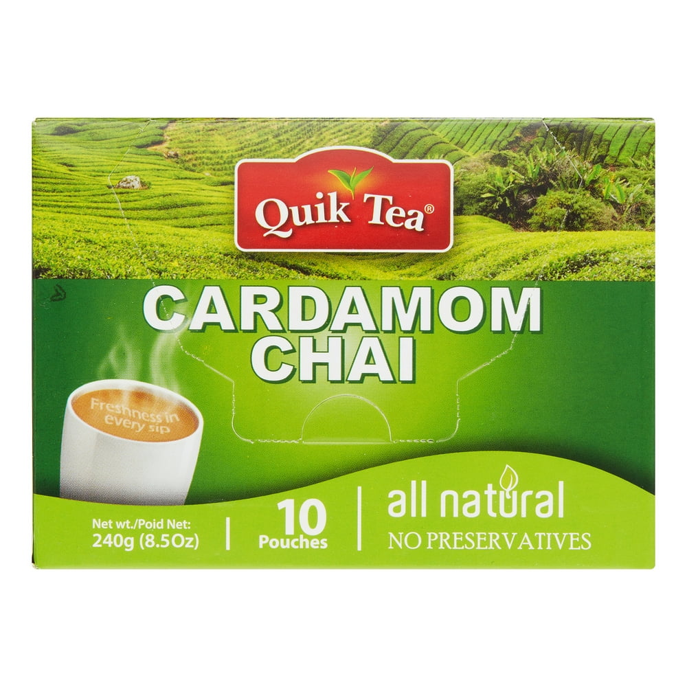 Quik Tea Instant Cardamom Tea Premix, 8.5 Oz