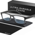 thumbnail image 1 of Anti Blue Light Glasses Men, Mens Blue Light Glasses With UV400 Protection, Fake Glasses For Computer Eye Strain, 1 of 6