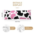 thumbnail image 3 of Balery Cow Spots Funda Protectora para Almohada Corporal de Algodón Hipoalergénico con Cierre(55 x 21 pulgadas), Almohadas No Incluidas, 3 of 7