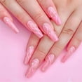 thumbnail image 2 of WREESH 24 Pieces Of Flame Wave Color Matching Wear Manicure Fake Nails, 2 of 3