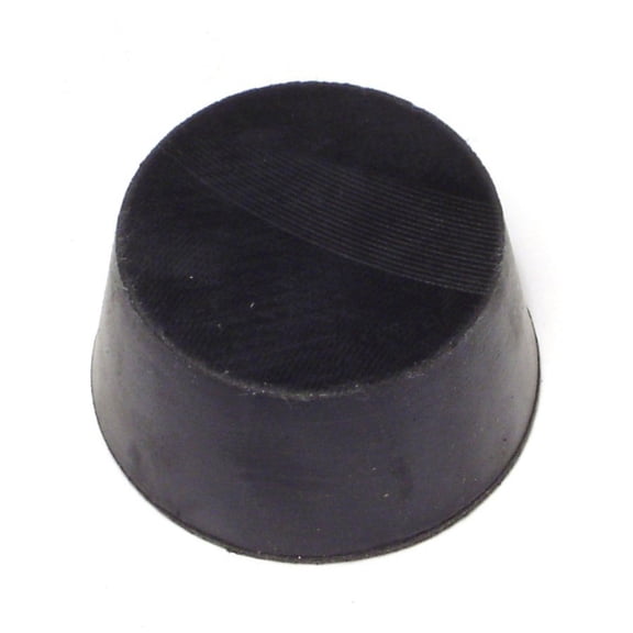 1.8" x 1-1/2" x 1" #9-1/2 Black Rubber Stoppers (4 pcs.)