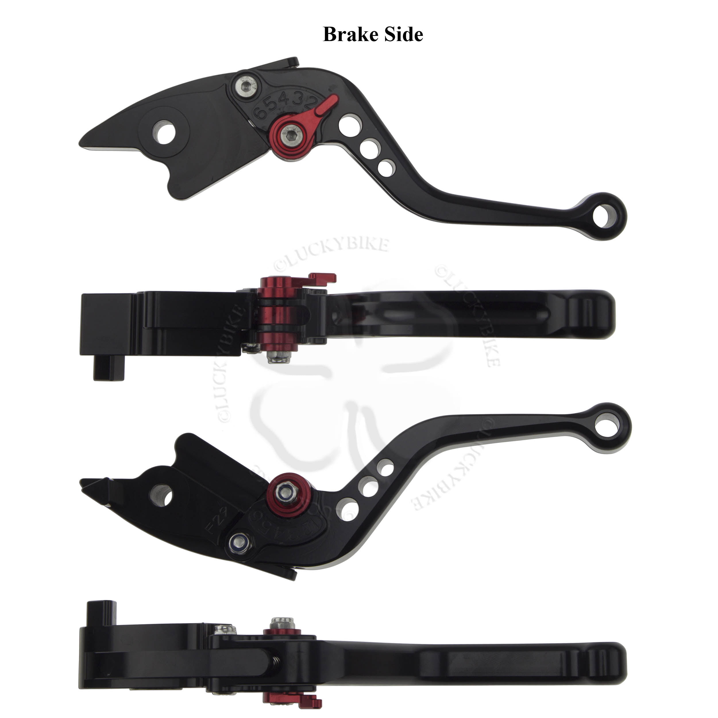 Black CNC Shorty Brake & Clutch Levers For Honda RVT 1000R RC51 Control Hand