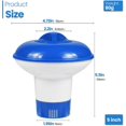 thumbnail image 2 of Distributeur de Doseur de Chlore Chimique Flottant Réglable, Doseur de Chlore pour Piscine, Parc Aquatique, Spa, 2 of 5