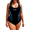 Blue Dot, variant on AURA Plus Size One Piece Swimsuit L 5XL Women Tummy Control Print Swimwear Beachwear