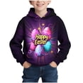 thumbnail image 2 of Sudadera con capucha para niño, para niño, con estampado de Feliz Día de Pascua, color, manga larga, informal, deportiva, con capucha, sudadera con capucha de manga larga, top con inserciones en los h, 2 of 5