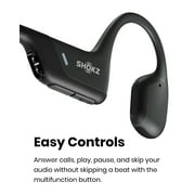 Shokz OpenRun Pro Premium Bone Conduction Open Ear Bluetooth Headphones for Sports with Cooling Wristband (Black)