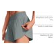 thumbnail image 4 of Shorts CRZ YOGA de Cintura Media, Secado Rápido, 5 pulgadas con Bolsillo con Cierre, 4 of 6
