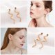 thumbnail image 4 of Raindrops 1Par Accesorios De Oreja Dorados Para Mujer Con Estilo Llamativo, 4 of 8