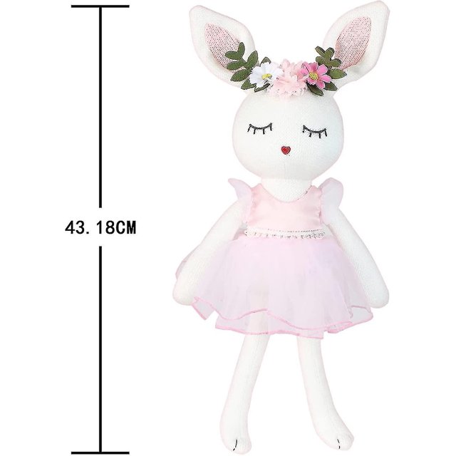 Muñeca bailarina YONGSHENG conejita peluche 17 pulgadas