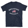 thumbnail image 1 of North Scituate Massachusetts Patriot Men's Cotton T-Shirt, 1 of 1