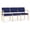 Cobalt Blue-Natural, variant on Lenox Wood Reception Waiting 3-Seat Tandem Seating / Natural Wood / Blue