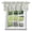 Green, variant on Mist Gray Flower Window Valance for Kitchen, Classic Green Rose Damask Shabby Chic French Country Rod Pocket Short Curtains for Small Windows, Light Filtering Decorative Valances, 42 x 18 Inches