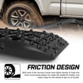 thumbnail image 3 of X-BULL Traction Track Traction Boards Kits Recovery Track 2PCS Sand Mud Snow Track Tire Ladder 4WD with Bag+Hardware Black 3.0, 3 of 14