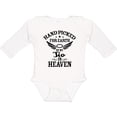 thumbnail image 3 of Inktastic Handpicked for Earth by My Tio in Heaven with Angel Wings Boys or Girls Long Sleeve Baby Bodysuit, 3 of 5