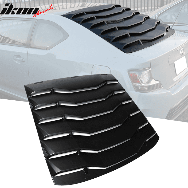 Compatible with 1116 Scion TC Rear Window Windshield Louver Unpainted