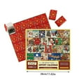 thumbnail image 3 of Christmas Countdown Puzzle Set for Festive Celebrations - 1000 Stunning Oil Painting Design for Joyful Holiday Countdown Experience, 3 of 4