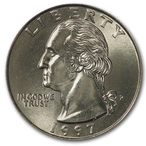 1997-P Washington Quarter BU