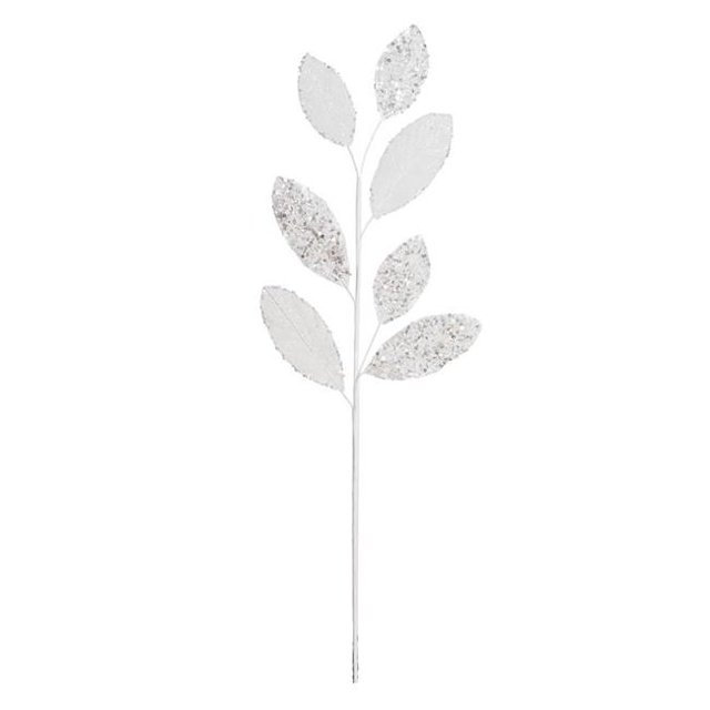 Vickerman OF180801 20 in. White Mesh Apple Leaf Spray, 3 per Bag