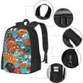 thumbnail image 3 of Gumball Backpack Cartoon School Lightweight Casual Travel Backpacks The Amazing Anime World Of Gumballs Unisex Style-7, 3 of 6