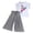 a29-Light Gray, variant on kpoplk Toddler Baby Girl Summer Fall Clothes Cute Sleeveless Tops Pant Outfits Set Infant Strap Boho Princess Outfit Size 4-5 Years,Dark Green