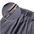 thumbnail image 4 of Wyobmus Cargo Pants for Men Multi-Pocket Drawstring Waistband Trousers Large Size Cargo Pants Trousers Fall Clothes 2024 Gray, 4 of 5
