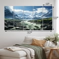 thumbnail image 4 of Designart "Frozen Eternity Green Glacier Majesty I" Landscapes Wall Art Prints Set, 4 of 5