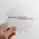 thumbnail image 1 of Lema los mejores corazones son siempre los más valientes Calcomanías solares de vinilo, 1 of 3