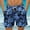 Blue,Black, variant on Aueoeo Mens Swim Trunks Funny Graphic Printed Swim Shorts Hawaiian High Waist Drawstring Waist Swimwear Bathing Shorts