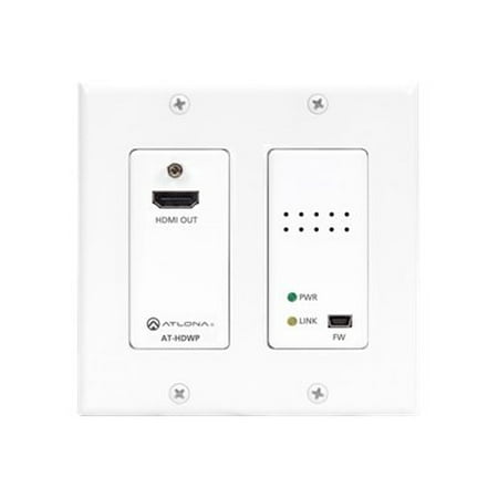 - Atlona AT-HDWP (Receiver Wall Plate) - Video/audio extender - HDMI - up to 230 ft