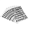 thumbnail image 3 of 8 Sheets Self Adhesive Vinyl Letters Numbers Kit, Stickers DIY Decal Script Pantry Labels for Signs, 3 of 9