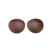 Walleva Brown Polarized Replacement Lenses for Ray-Ban RB2447 52mm Sunglasses