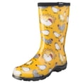 thumbnail image 1 of Botas de lluvia impermeables Boot Sloggers a media pantorrilla para mujer, talla 10, 1 of 7